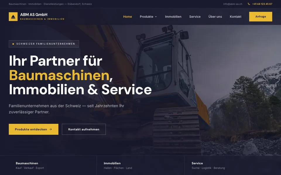 ABM AS GmbH — Baumaschinen