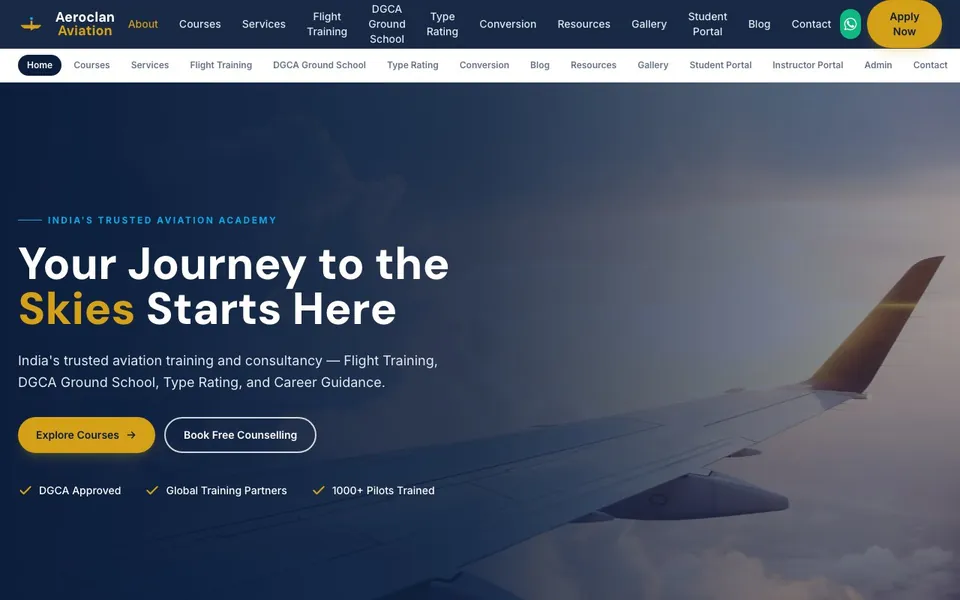 Aeroclan Aviation — Academy