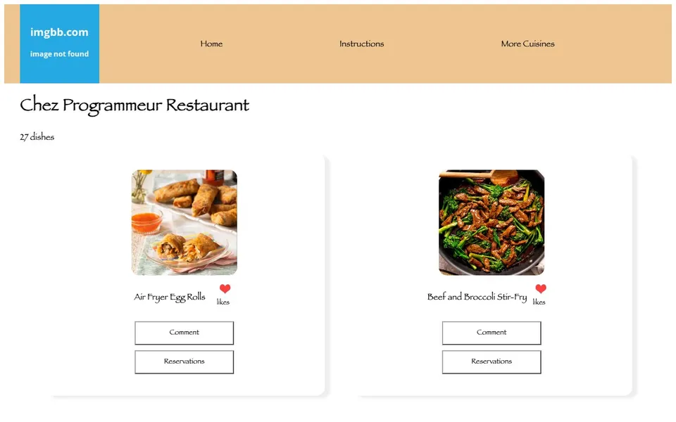 Chez Programmeur — Restaurant