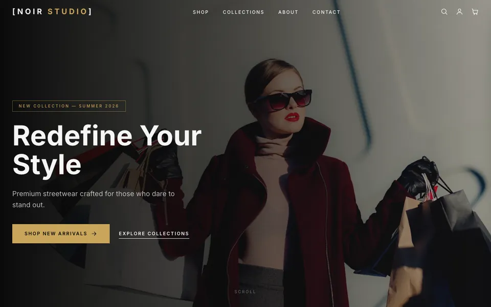 Noir Studio — Luxury Fashion