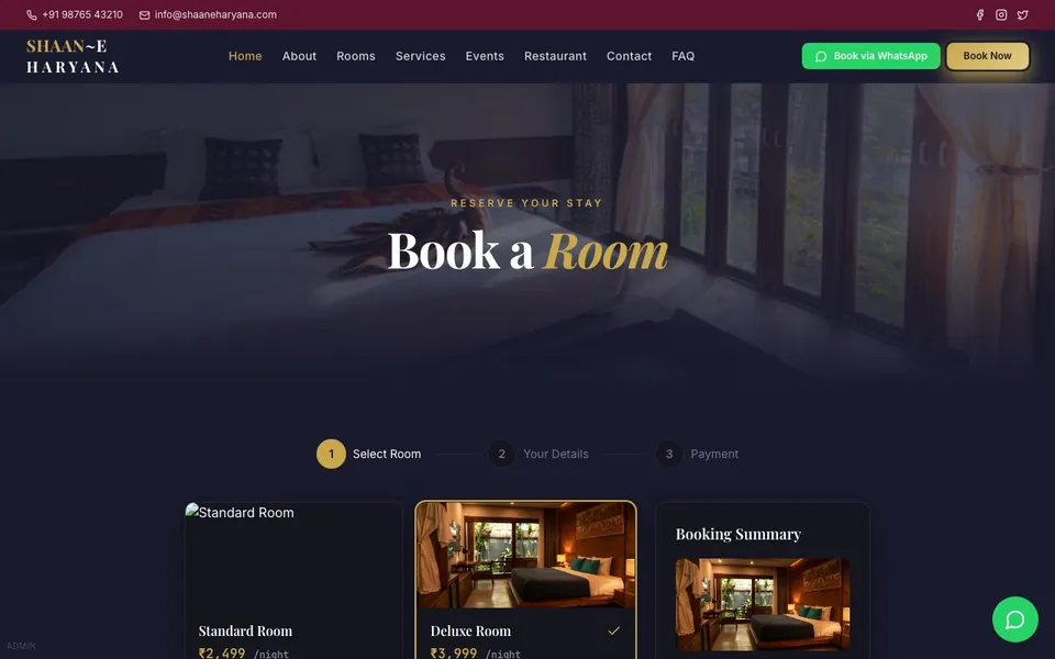 Shaan-e-Haryana — Luxury Hotel