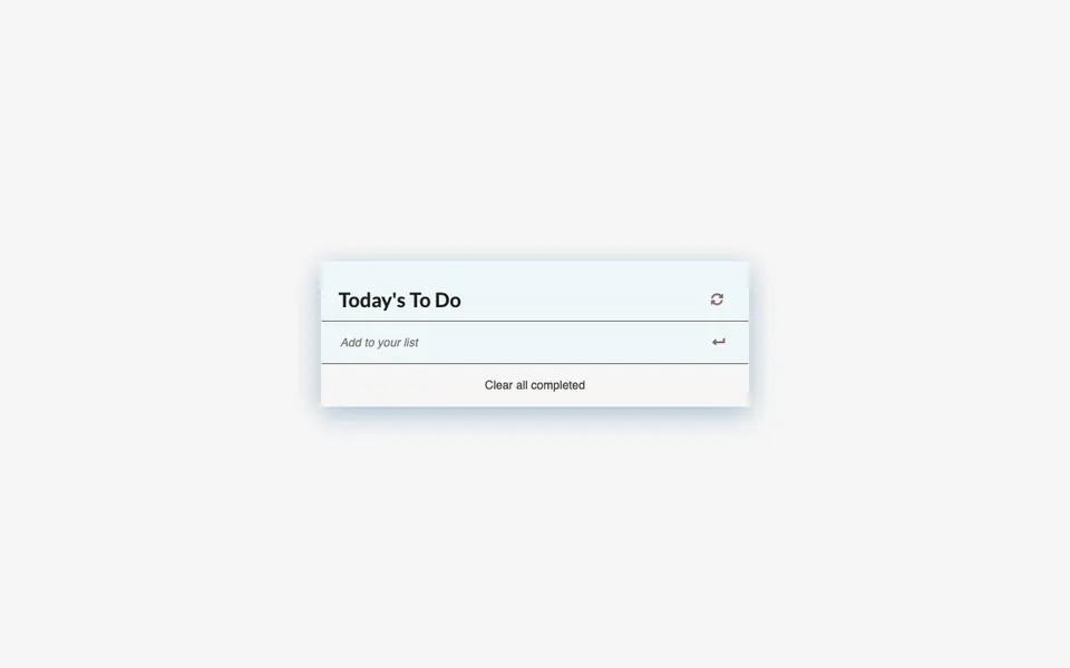 To-Do List
