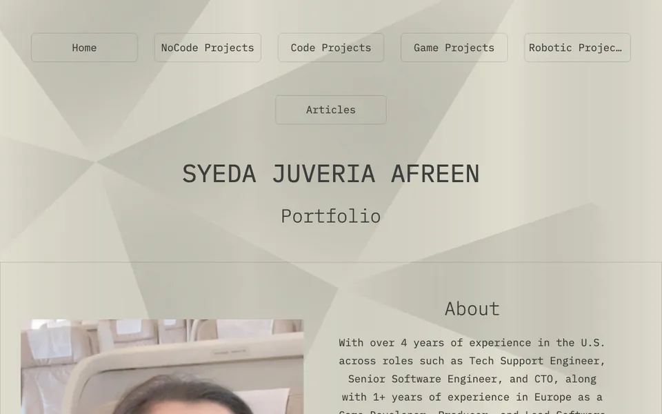 SJA Portfolio (Carrd)