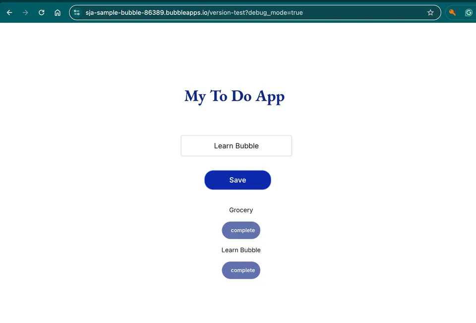 To Do App
