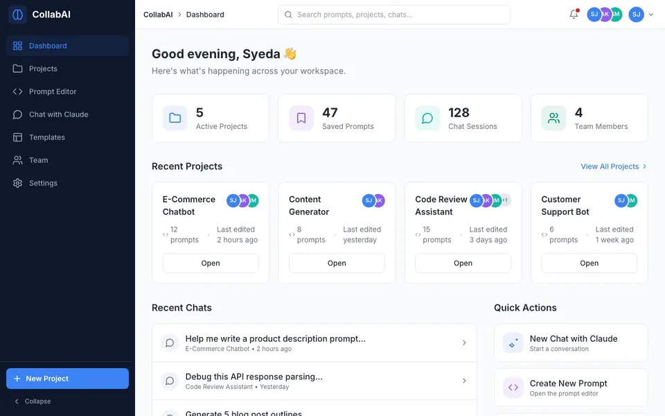 CollabAI — AI Workspace