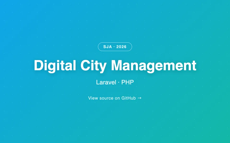 Digital City Management System