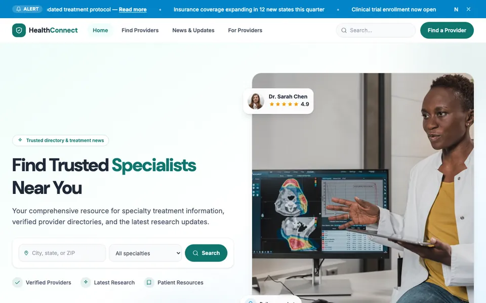 HealthConnect — Provider Directory
